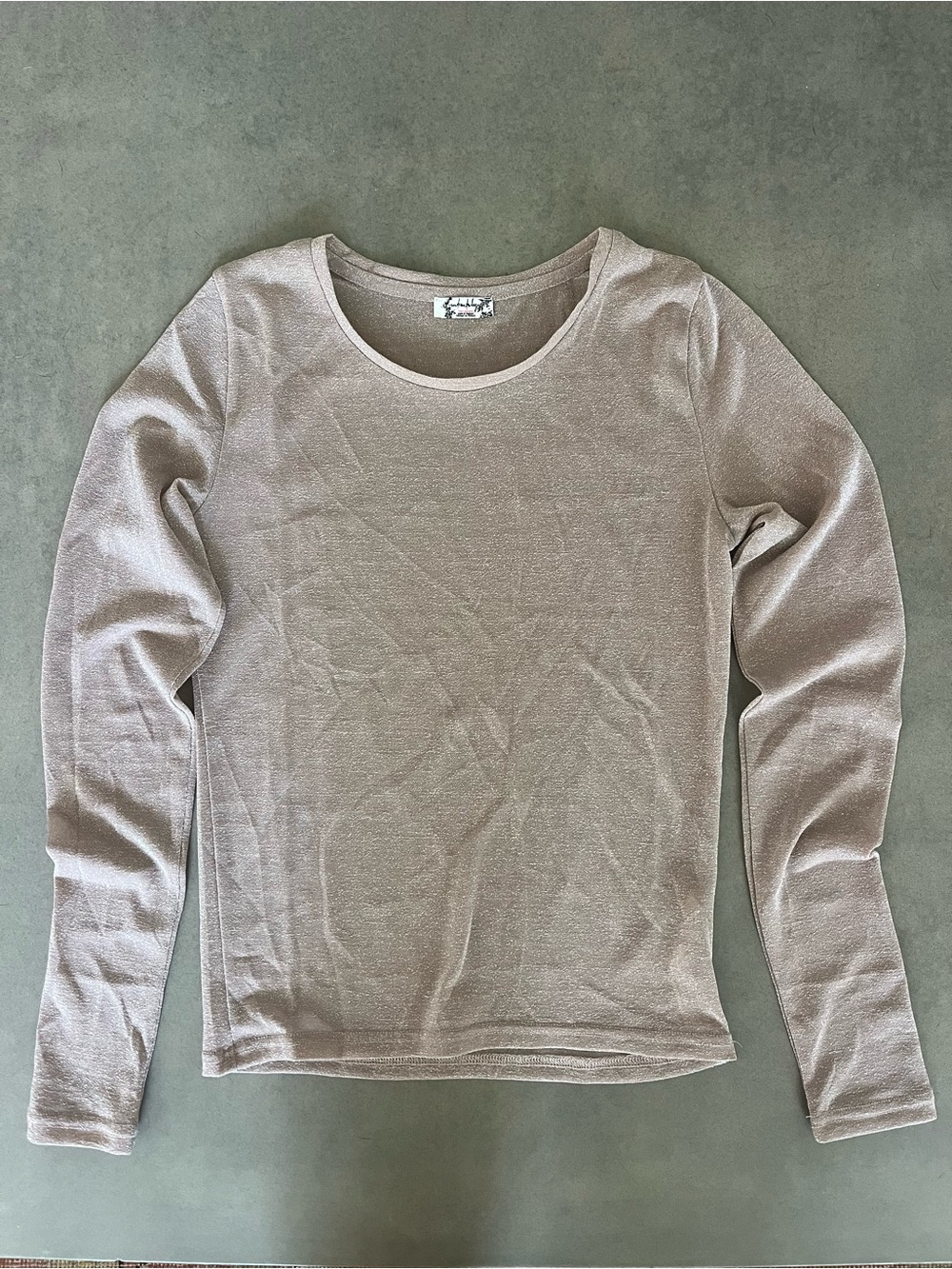 Intimately Free People - Women's Long-Sleeve Scoop Neck Top - Dusty pink - Small